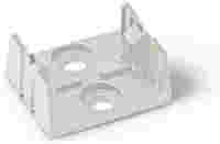 Mounting plate; 5-pole; for distribution connectors; Plastic; white
