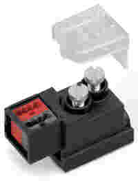 Supply module; for flat cable; 2-pole; black