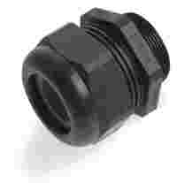 Cable fitting; M25 x 1.5 with O-ring; Plastic; black