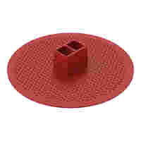 Mounting plate; for Snap-in; Plastic; for detectors and sensors ; Ø 200 mm; red