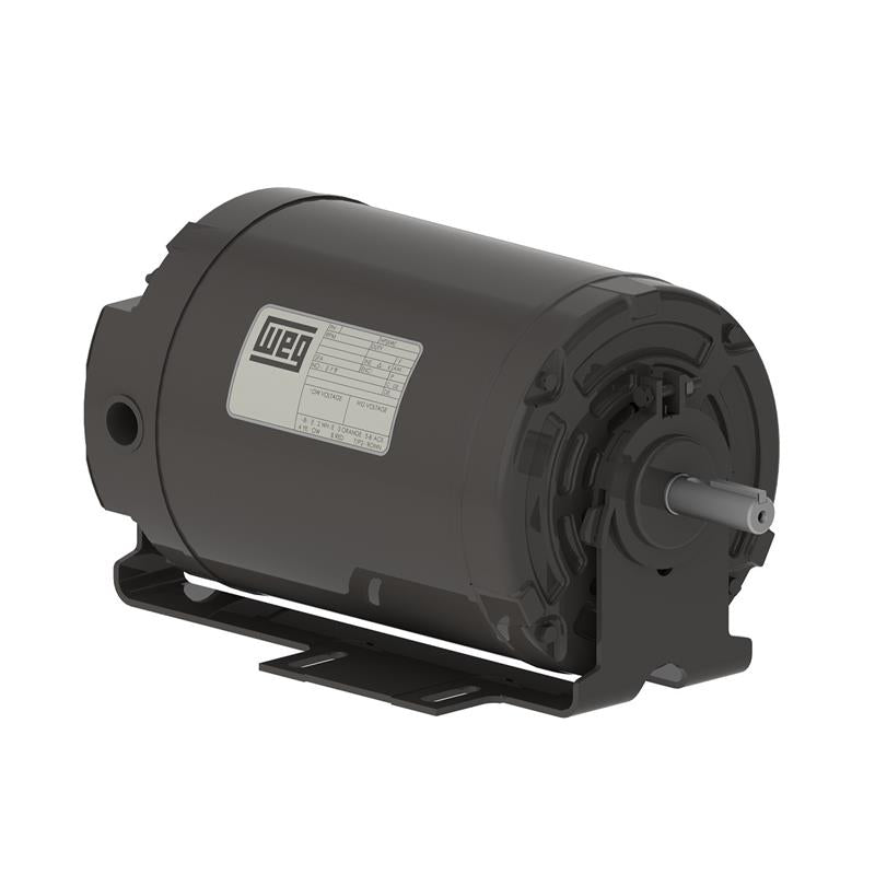 WEG 00118ES1BRBPFD56 WEG Motor (1 HP, 1800 RPM, 1 Phase, D56 Frame, TEAO Enclosure, 115/208-230 Voltage)