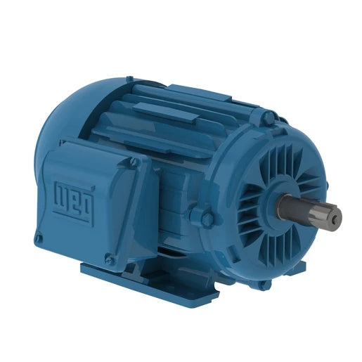 Weg Electric 00118ET3E143TC-W22G, 1 Hp, 143/5TC Frame, 1800 RPM, 230/460//380 Vac, TEFC, 3 PH, Foot-mounted, W22 NEMA Premium Efficiency, 16832358