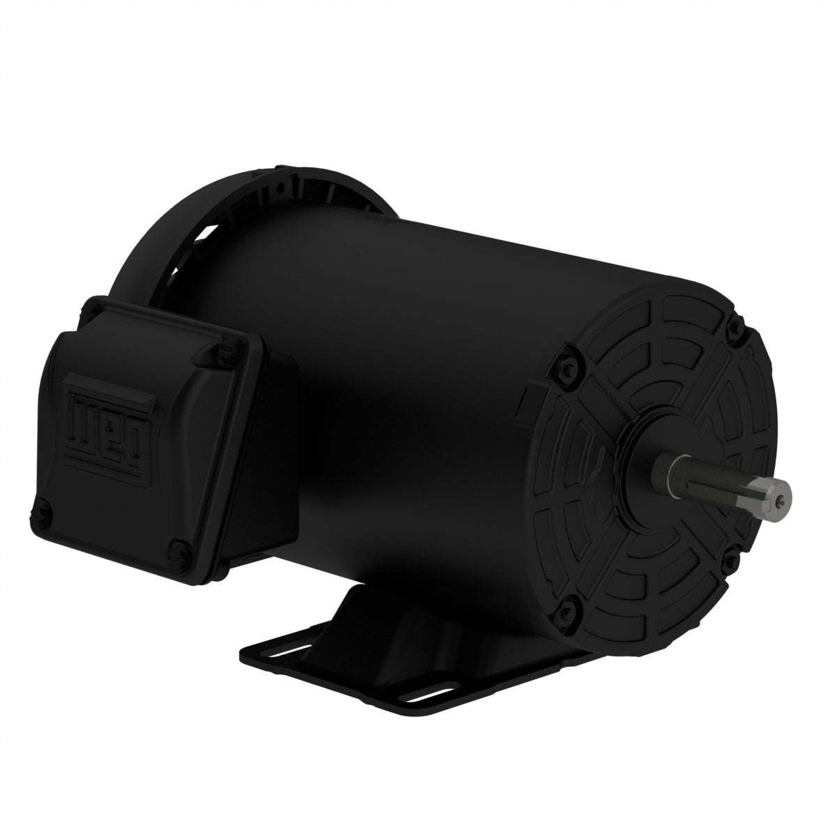 Weg Electric 00118ET3E56CF3-S, 1 Hp, 1800 Rpm, 56C, 230/460//190-220/380-415 Vac, 3 PH, TEFC, Foot-Mounted, 15690733