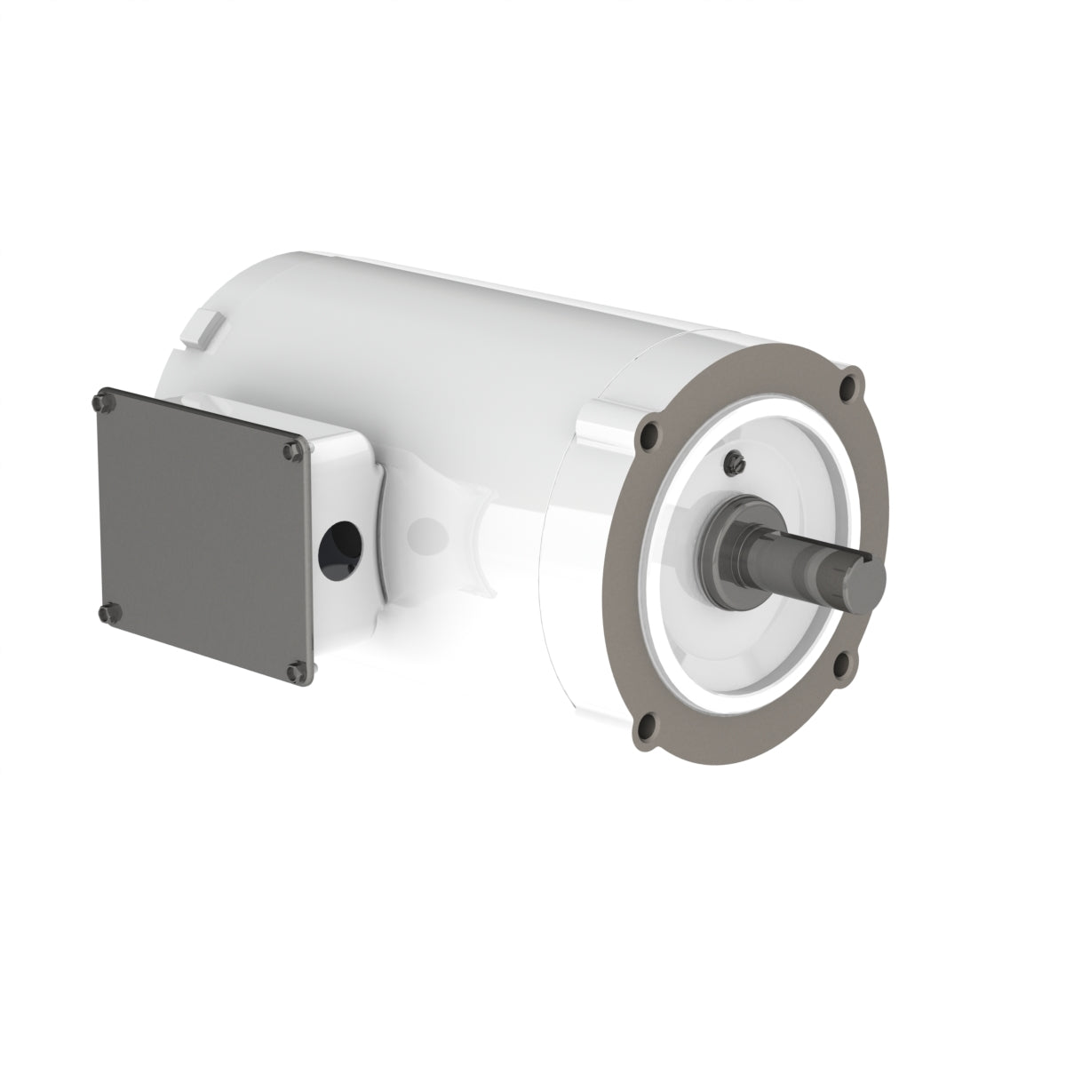 Weg Electric 00118NT3EHWR143TCZ, 1 Hp, 1800 Rpm, 143/5TCZ Frame, 208-230/460 Vac, TENV, HydroWash NEMA Premium Efficiency.
