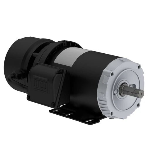 Weg Electric 00218ET3HBM145TC-S, 2 HP, 143/5TC FR, 3Ph, 575 V, 60 Hz, 1800 RPM, TEFC, Foot-mounted, ROLLED STEEL, 15442881