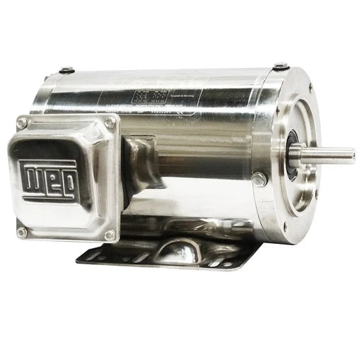 Weg Electric, 00218ET3HSS56C, 2 HP, 56HC FR, 3Ph, 575 V, 60 Hz, 1800 RPM, TEFC, Foot-mounted, Shark NEMA Efficiency, 17727460
