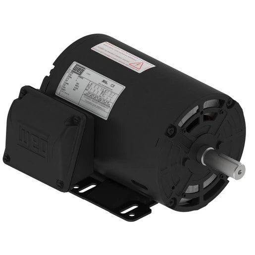Weg Electric 00518OT3E184T-SGH, 5 Hp, 1800 Rpm, 182/4T Frame, 230/460//190-220/380-415 Vac, ODP, 3 PH, Foot-Mounted, ROLLED STEEL NEMA Premium Efficiency, 15379005