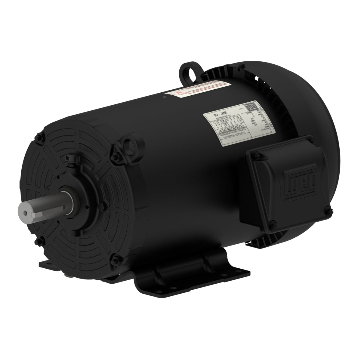 Weg Electric 00718ET3E213TF2-S, 7 1/2  Hp, 213/5T Frame, 1800 RPM, 230/460//190-220/380-415 Vac, TEFC, 3 PH, Foot-mounted, Rolled Steel NEMA Premium Efficiency.