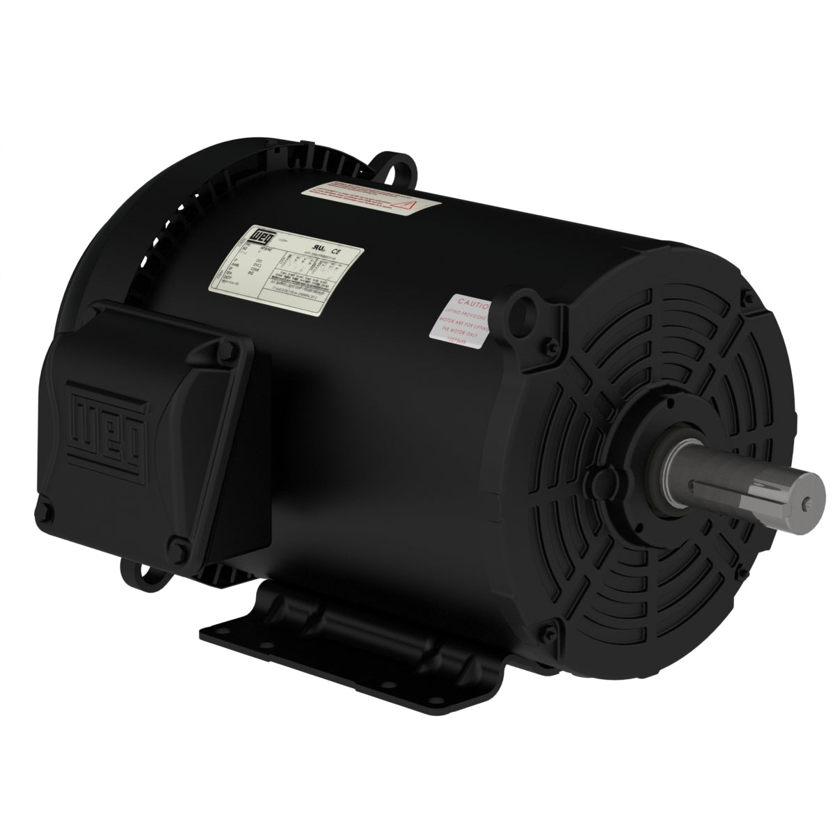 Weg Electric 01536ET3H254T-SG, 15 Hp, 3600 Rpm, 254/6T Frame, 575 Vac, TEFC, 3 PH, Foot-mounted, Rolled Steel NEMA Premium Efficiency.