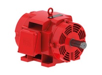 Weg 01536OP3HFP215T-S 15HP 3600RPM three-phase open drip proof fire pump motor, 575V, 215T NEMA frame, 60Hz. High Efficiency EPAct compliant rolled st