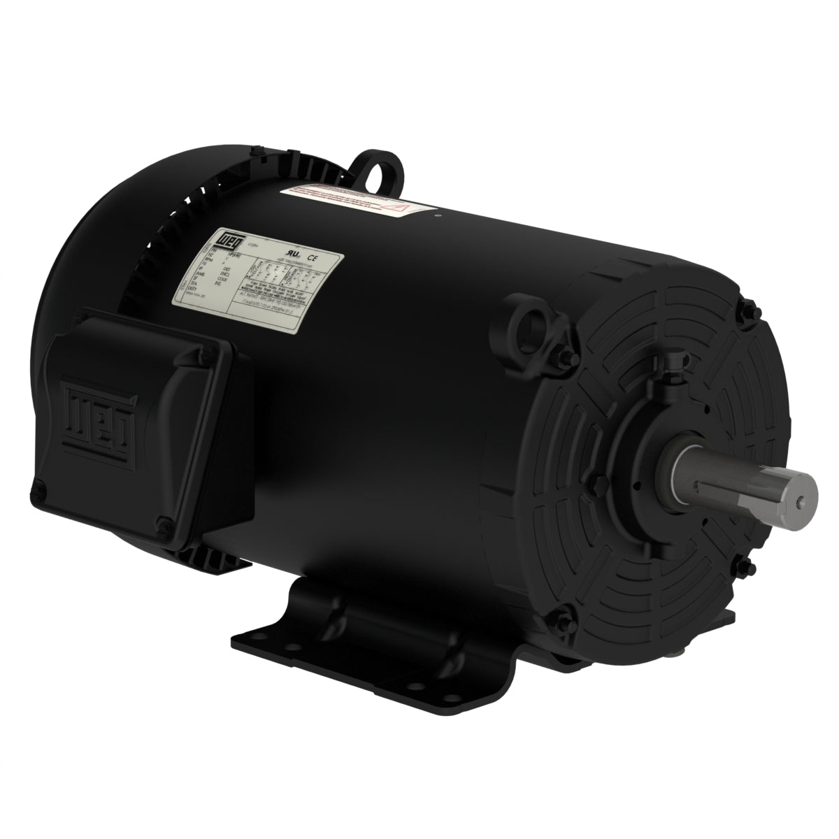 Weg Electric 02018ET3H256T-SG, 20 Hp, 1800 Rpm, 254/6T Frame, 575 Vac, TEFC, 3 PH, Foot-mounted, Rolled Steel NEMA Premium Efficiency.