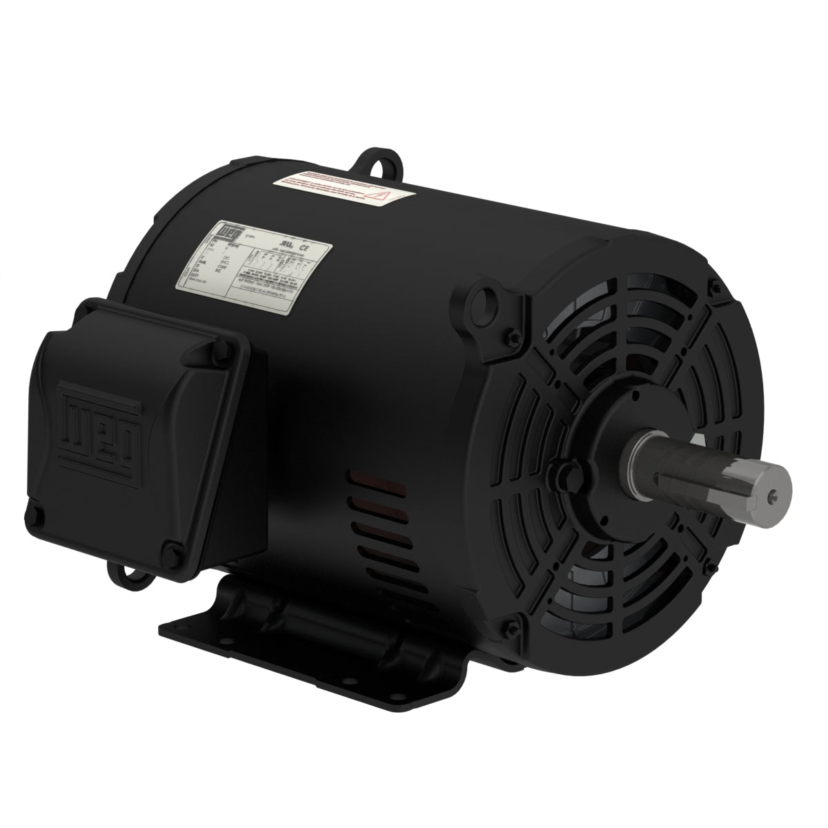 Weg Electric 02018OT3H256T-SG, 20 Hp, 1800 Rpm, 254/6T Frame, 575 Vac, ODP, 3 PH, Foot-mounted, Rolled Steel NEMA Premium Efficiency.