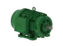 Weg 02036EG3E256T-W22 Super Premium IE4 three-phase TEFC motor, 20HP 3600RPM, 256T frame, 208-230/460V. W22 cast iron severe duty construction with IP