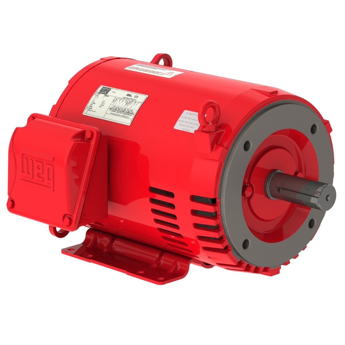 Weg Electric 02036OP3EFP254TC-S, 20 Hp, 3600 Rpm, 254/6TC Frame, 230/460//190-220/380-415 Vac, ODP, 3 PH, Foot-mounted, Rolled Steel High Efficiency.
