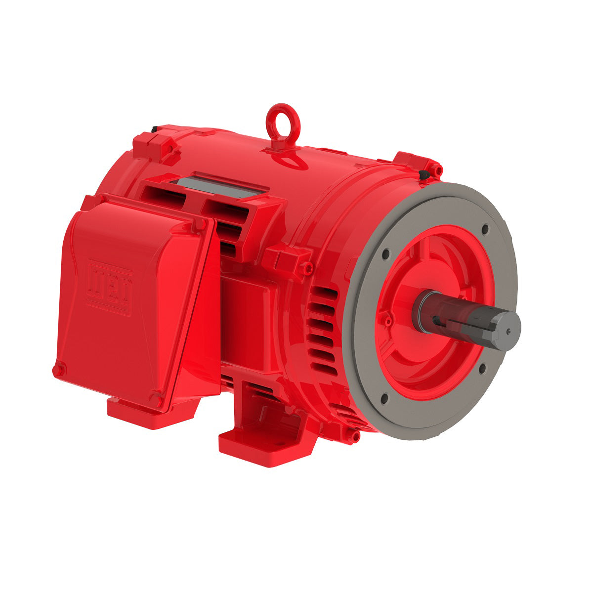 Weg Electric 04018OP3EFP324TC-W40, 40 Hp, 324TC Frame, 1800 RPM, 230/460//380 Vac, ODP, 3 PH, Foot-mounted, W40 High Efficiency.