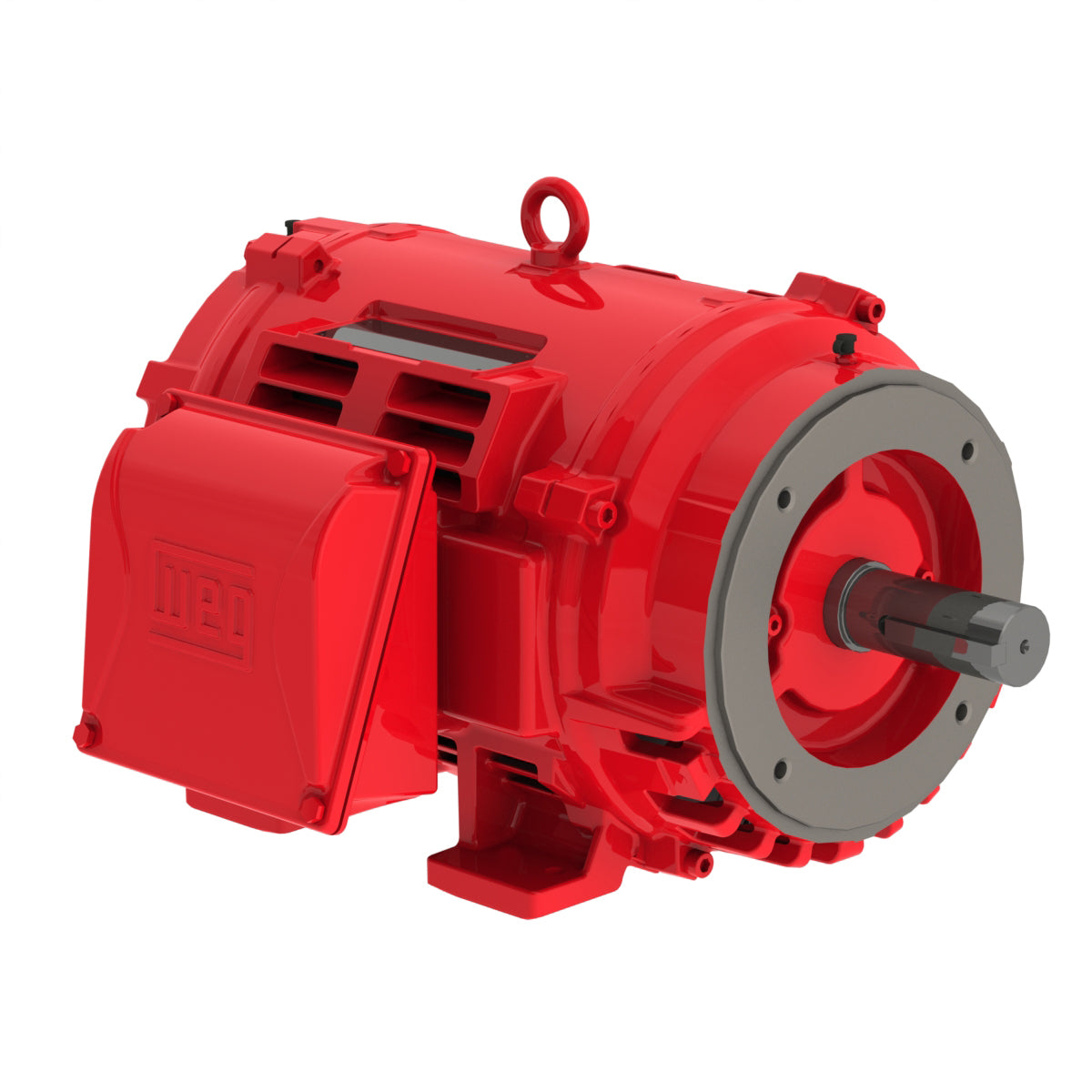 Weg Electric 04036OP3EFP286TSC-W4, 40 Hp, 3600 Rpm, 284/6TSC Frame, 230/460//380 Vac, ODP, 3 PH, Foot-mounted, W40 High Efficiency.
