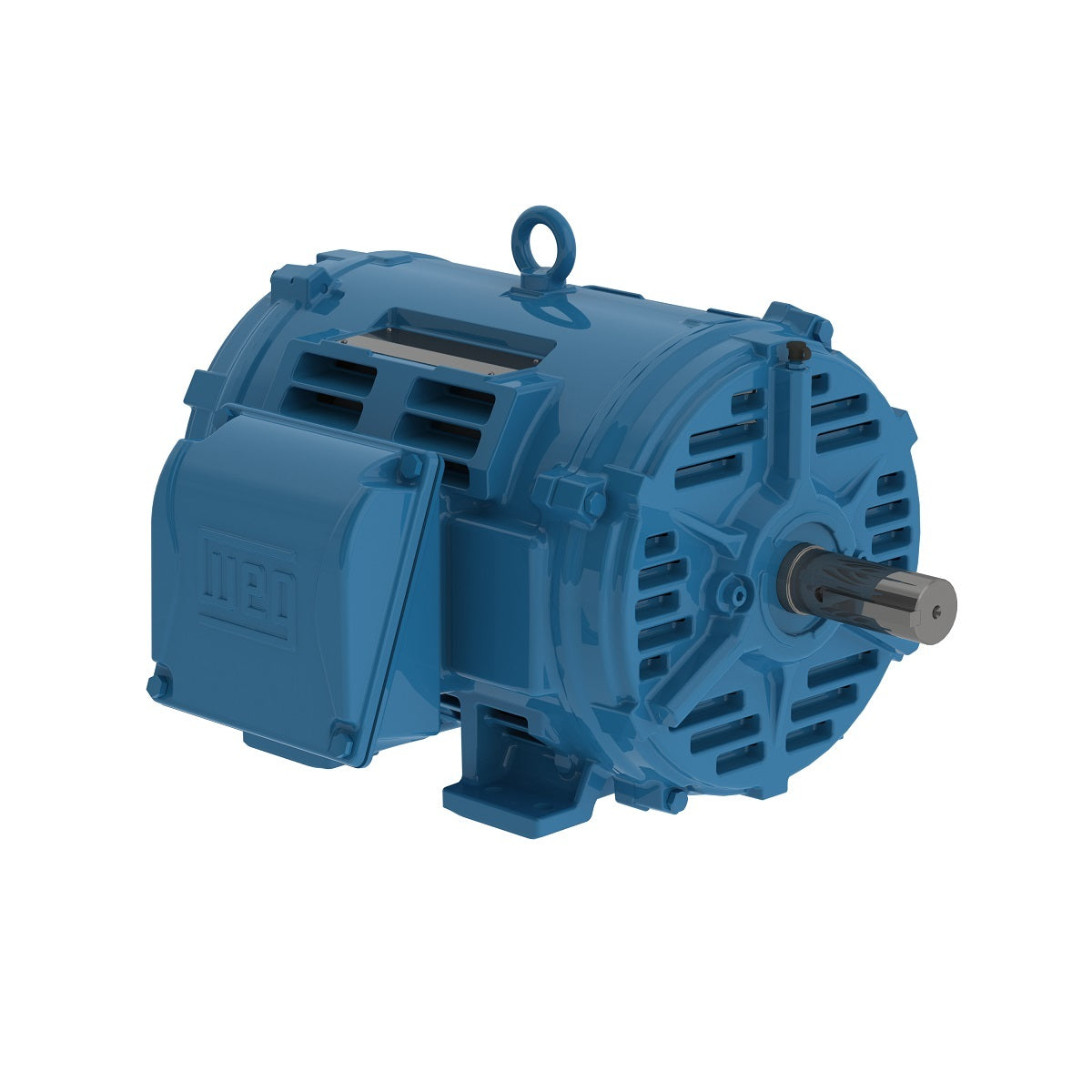Weg Electric 04036OT3V286TS-W40, 40 Hp, 3600 Rpm, 284/6TS Frame, 200/400 Vac, ODP, 3 PH, Foot-mounted, W40 NEMA Premium Efficiency.