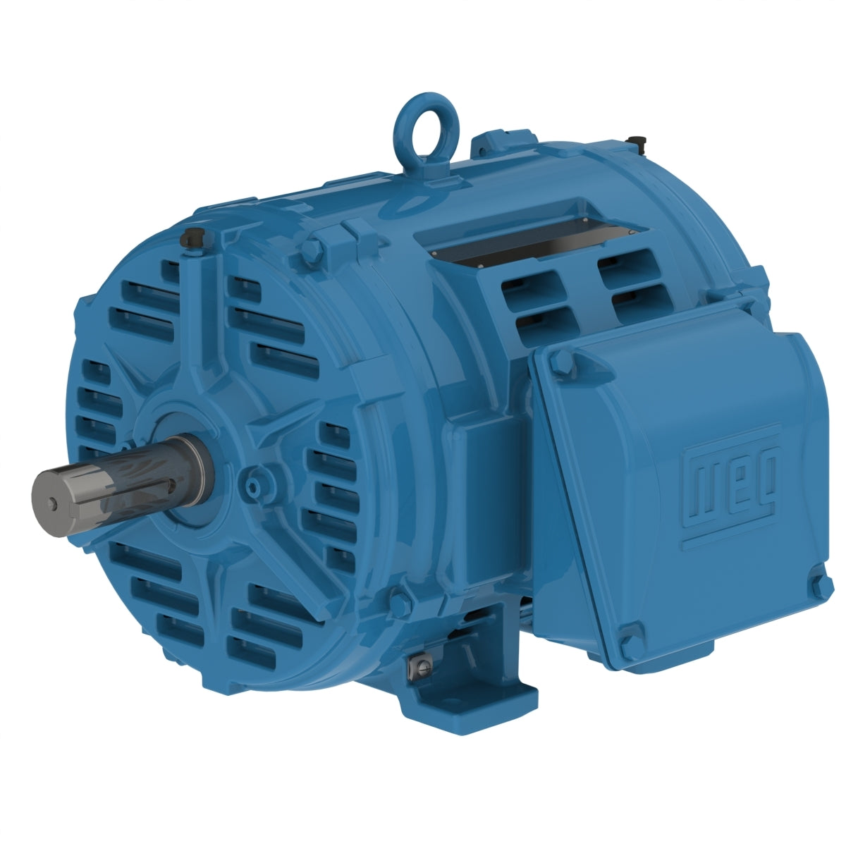 Weg Electric 07518OT3E365TF2-W40, 75 Hp, 1800 Rpm, 364/5T Frame, 230/460//380 Vac, ODP, 3 PH, Foot-mounted, W40 NEMA Premium Efficiency.
