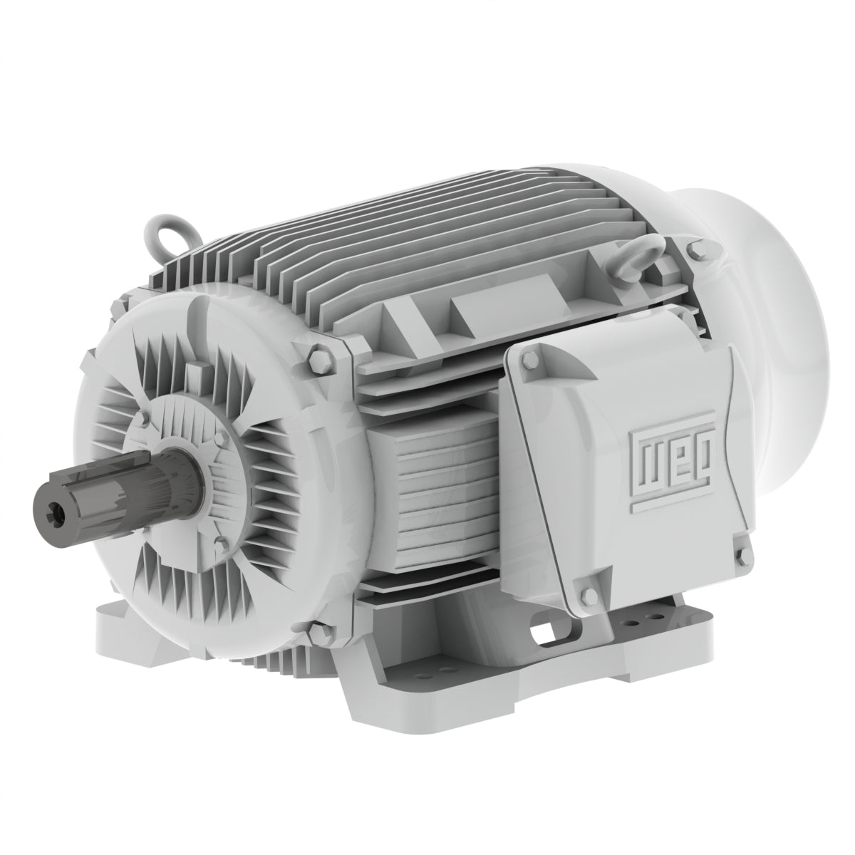 Weg Electric 10012ES3EOW445T-W22, 100 Hp, 444/5T Frame, 1200 RPM, 208-230/460 Vac, TEFC, 3 PH, Foot-mounted, W22 Standard Efficiency.