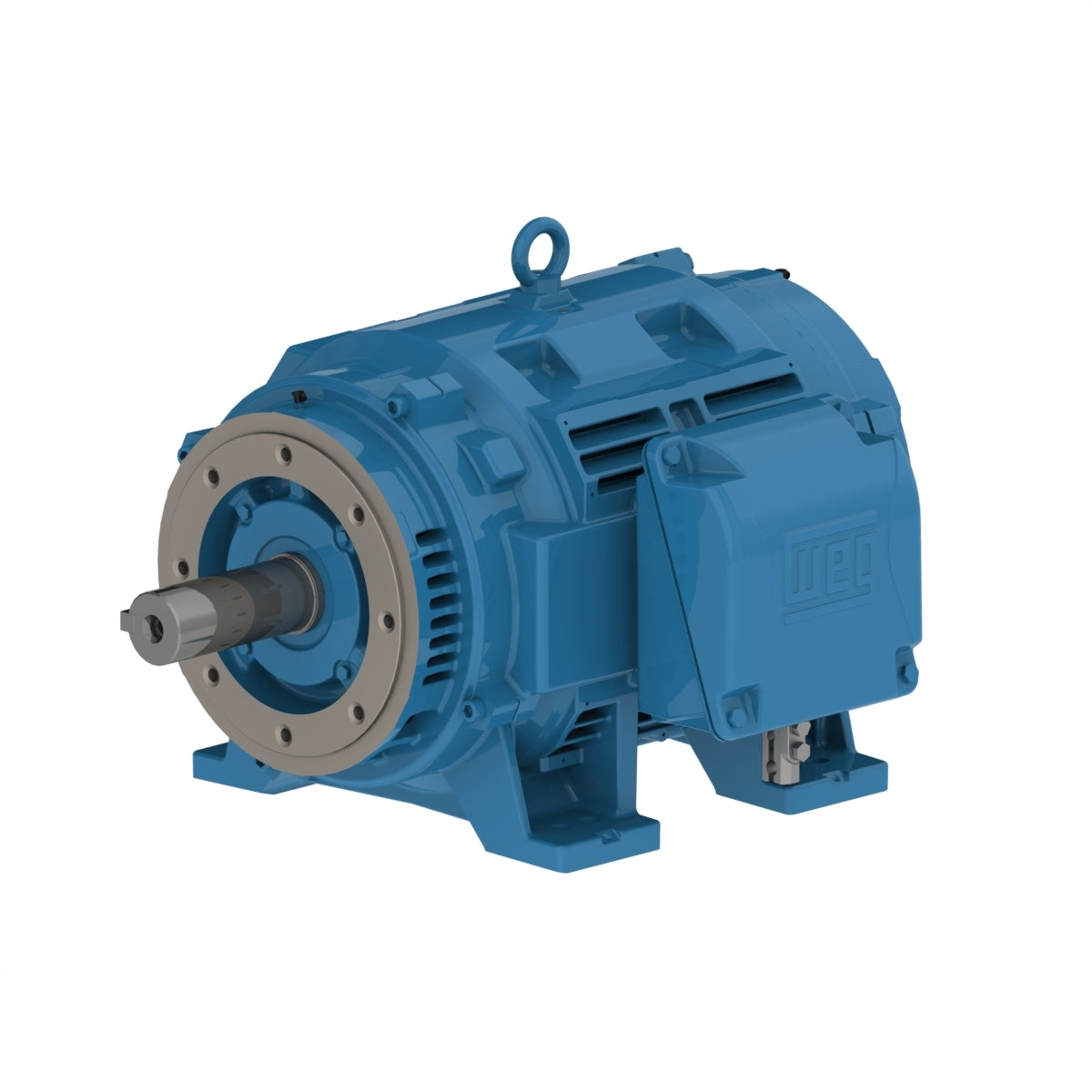 Weg Electric 10036OT3E365TSCF2-W4, 100 Hp, 364/5TSC Frame, 3600 RPM, 230/460//380 Vac, ODP, 3 PH, Foot-mounted, W40 NEMA Premium Efficiency.