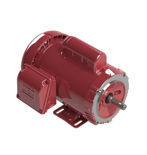 Weg Electric .5018ES1RFDW56CFL-S, 0.5 HP, W56C FR, 1Ph, 115\230 V, 60 Hz, 1800 RPM, TEFC, Footless, ROLLED STEEL, 18645654