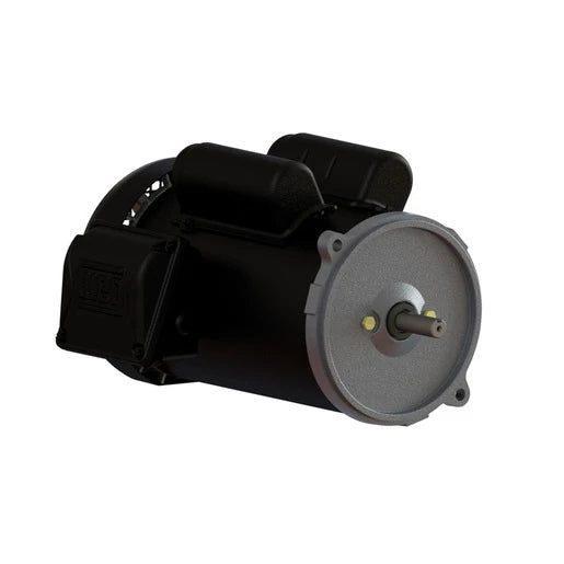Weg Electric .7518ES1RAD56N-S, 0.75 Hp, 1800 Rpm, 115/208-230 Vac, 1 PH, TEFC, Footless, General Purpose Motor Rolled Steel