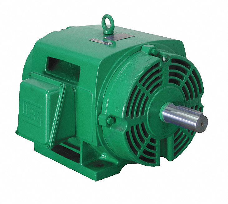WEG 150 HP, General Purpose Motor, 3-Phase, 3555 Nameplate RPM, 230/460 Voltage, 405TS Frame - 15036OT3G405TS C1488628