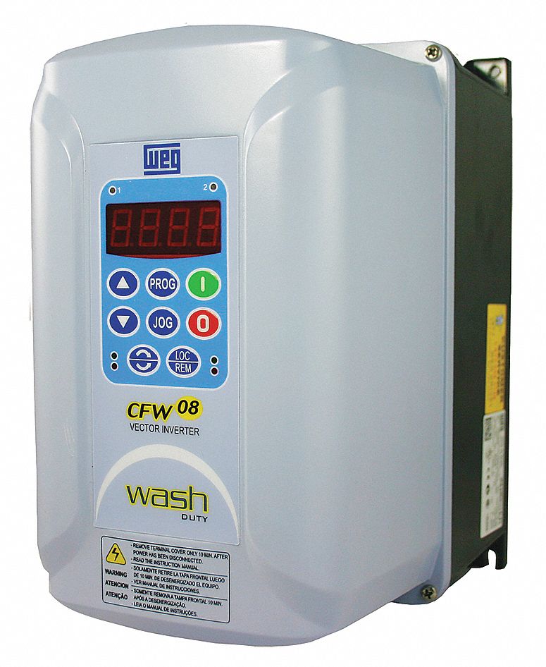 WEG Variable Frequency Drive,20 hp Max. HP,3 Input Phase AC,480V AC Input Voltage - CFW080300TGN4A1Z C2848526