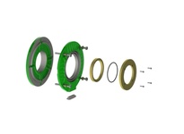 Weg DES-SA90 drive end endshield accessory for saw arbor applications on Frame 9 integral horsepower motors. Provides a specialized mounting interface