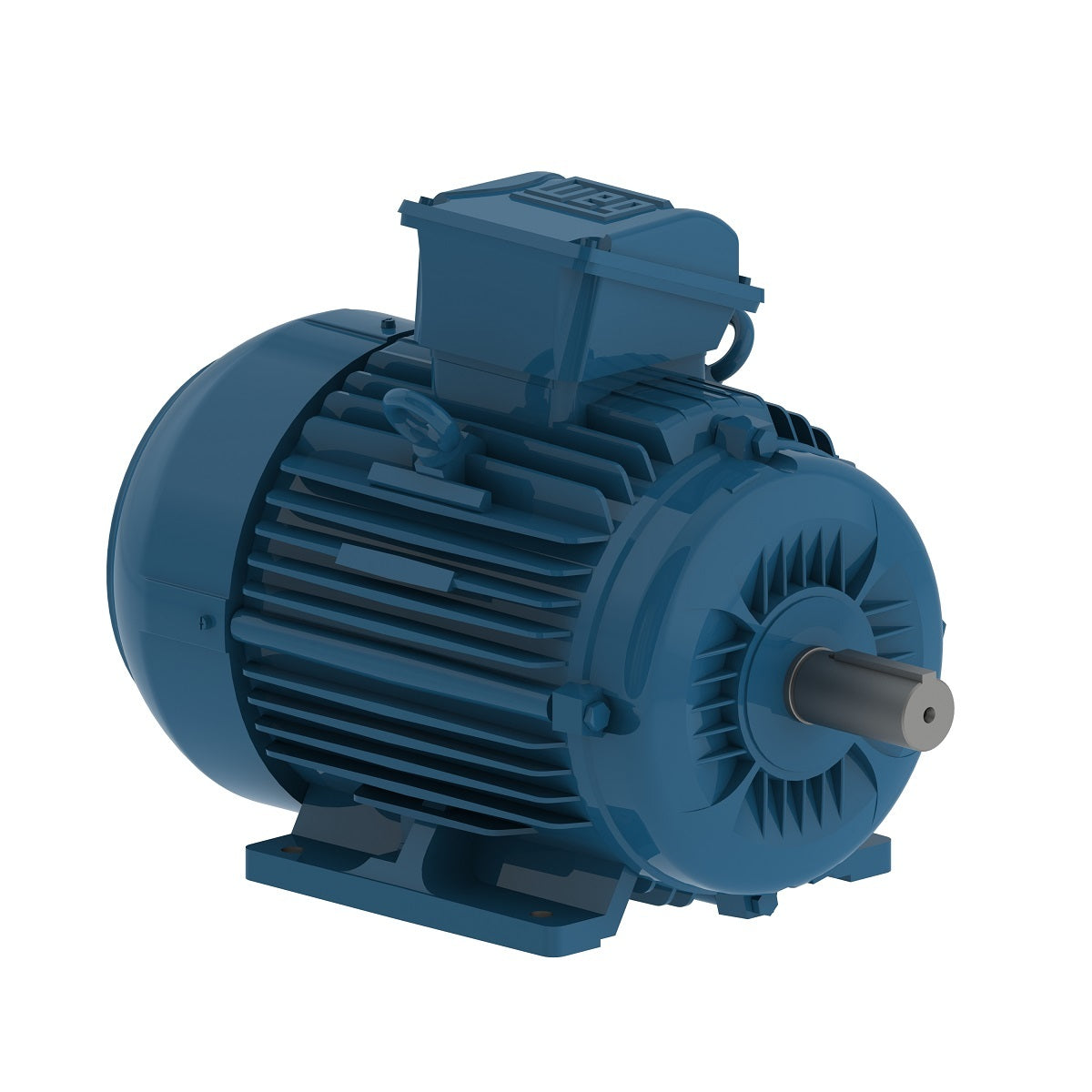 Weg Electric E00536ET3YAX132SF3-W, 7 1/2 Hp, 132S Frame, 3000 RPM, 380-415/660//440-460 Vac, TEFC, 3 PH, Foot-mounted, W22Xec IE3.