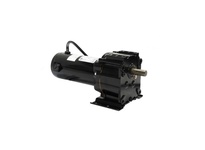 Weg GH2003 parallel shaft gearmotor delivering 1/20 HP at 90 Vcc, 0.8 A, with 18 RPM output speed. Four-pole design with IP55 degree of protection for
