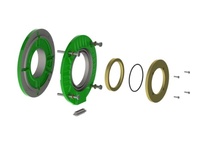 Weg NDE-IM180 non-drive end endshield for IEC 180 frame motors. Cast iron construction provides rigid bearing support and precise shaft alignment. Gen