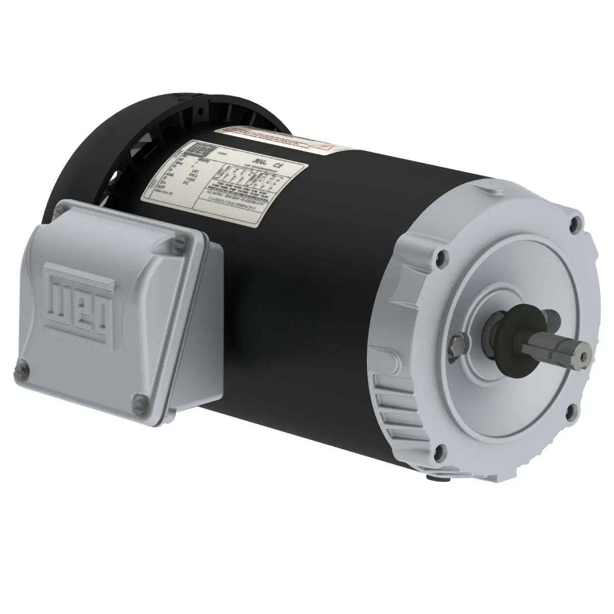 Weg .7536ES3EJPR56C-S 0.75 HP 3600 RPM 56C TEFC Three-Phase Jet Pump Motor