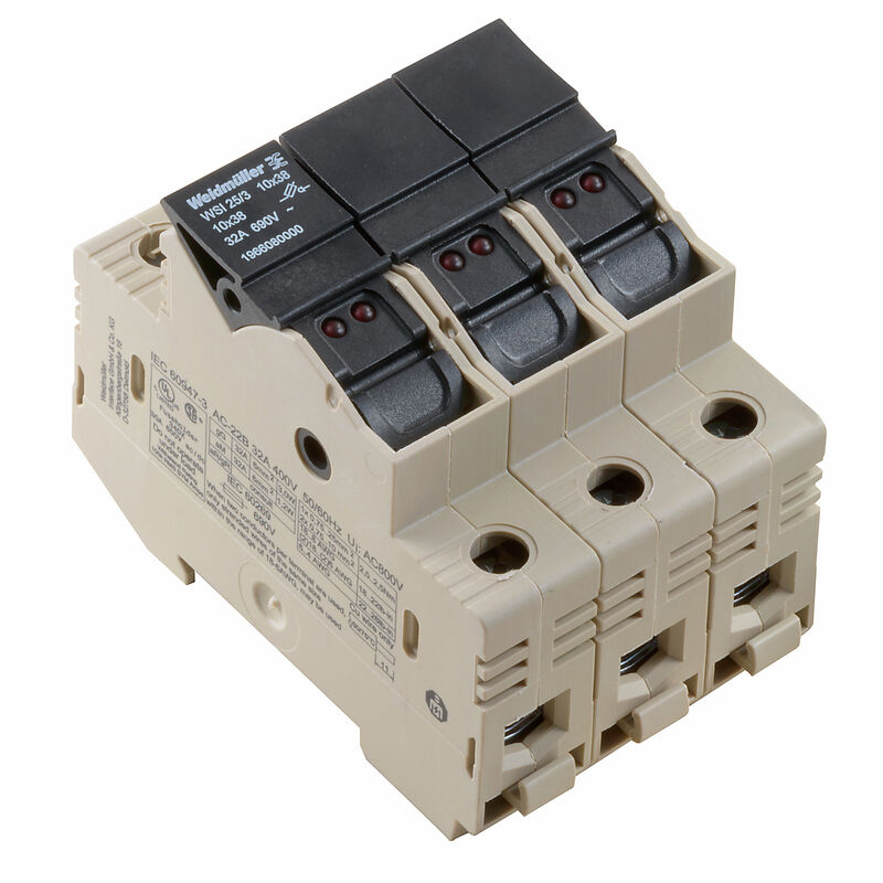 Weidmuller WSI 25/3 10X38/LED