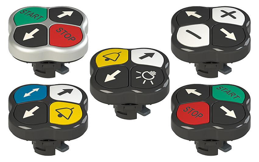 Pizzato E2 4PQFA9QAAB - Pushbuttons