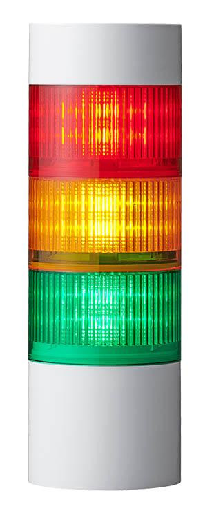 Patlite LR10-302WJBW-RYG