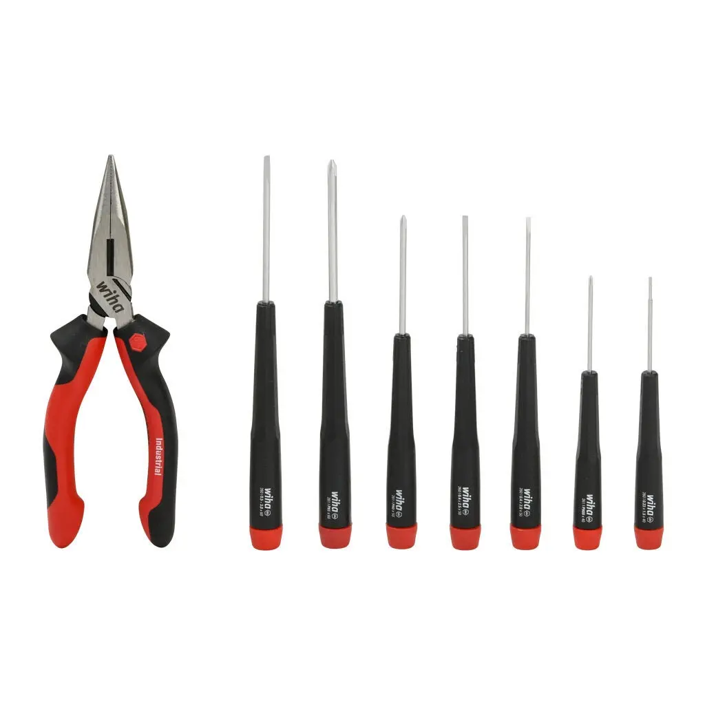 Wiha precision screwdriver and pliers set - WT26190