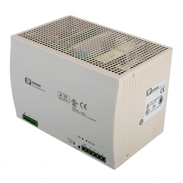 XP Power DNR480PS24-I — AC DIN Rail Power Supply 1 Output 24V 20A