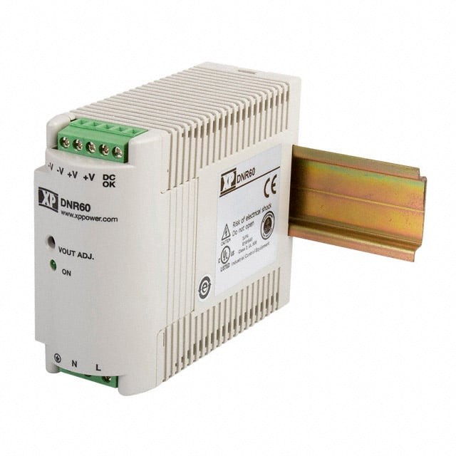 XP Power DNR60US24 — AC or DC DIN Rail Power Supply 1 Output 24V 2.5A
